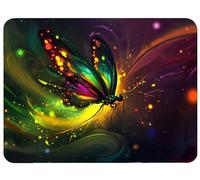 Butterfly Mouse Mat 200x150x3mm Dream Mouse Pad, Thick Non-Slip Rubber Base Desk Mat and Stitched Edge, Optimised for Gaming Sensors Mousepad Office Accessorie for Home Computers Learning PC, Model587