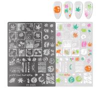 Butterfly Nails Stamp Templates French Tip Stamping Plates Manicure Template Tool Flowers Stencil Stamp French Nails Stamping Plates Flowers Nail Stamps Stencils Manicure Template Tool