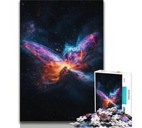 Butterfly Nebula 1000 Pieces Jigsaw Puzzles for Adults And Teens,Family Game Stress Reliever Difficult Challenge Artists Collection,Fine Art (38x26cm)