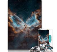 Butterfly Nebula JigsawPuzzle 1000 Pieces for Teenagers,Brain Teaser Game Wall Decoration Unique Birthday And Xmas Gifts (38x26cm)