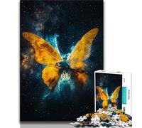 Butterfly Nebula Puzzles for Adults Teens 1000 Pieces,Challenging To Complete But Fun And Humorous with Matching Poster And Trivia Sheet (38x26cm)