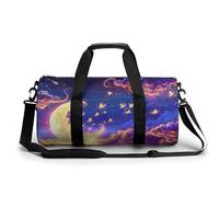 Butterfly Nebula Sport Duffel Bag Gym Bag Weekend Overnight Bag for Travel Camping Hiking Beach 45x23x23cm