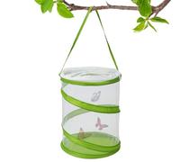 Butterfly Net, Butterfly Habitat - Pop-up Foldable Net Cage with Transparent Mesh Housing, Portable Butterfly Habitat Net Cage, Caterpillars, Habitat for Science Education