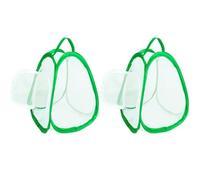 Butterfly Net Cage, 2PCS 8.8x8x10 Inch Mesh Butterfly Habitat House with Handle and Zipper for Transporting and Raising