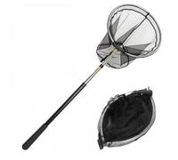 Butterfly Net, Chicken Net, Adjustable Animal with Handle 16-60 Inch Telescoping Steel Pole with Folding Head for Catching Birds, Poultry, and Small Animals