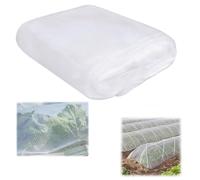 Butterfly Netting, Garden Netting For Veg Patch Fine Mesh, Protect Your Plants From Pests, Durable Netting For Plants, Ideal For Agriculture, Gardening And Orchards, White, (2M×5M）