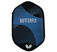 Butterfly New Curve Table Tennis Bat Case | Premium Racket Cover for 2 Rackets & 6 Balls | Round Nylon 600D Ping Pong Bat | Durable & Lightweight