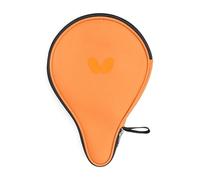 Butterfly New Table Tennis Case | Single Racket Cover with Ball Storage | Zipper Closure | Durable & Lightweight | Available in Blue, Yellow, Orange & Grey (Orange)