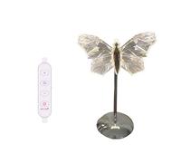 Butterfly Nightlight Bedside Table Lamps Acrylic Texture for A Whimsical Touch in Bedrooms Living Rooms Or Offices Dimmable Acrylic Butterfly Table Lamps