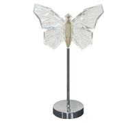 Butterfly Nightlight Bedside Table Lamps Acrylic Texture for A Whimsical Touch in Bedrooms Living Rooms Or Offices Dimmable Acrylic Butterfly Table Lamps