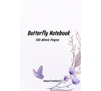 Butterfly Notebook: 120 Blank Pages | Journal, Sketchbook & Writing Notebook