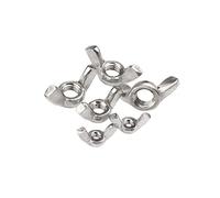 Butterfly Nut Set,Wing Nuts Bolts,Fasteners,3/5/10/20pcs Stainless Steel Hand-tightened Galvanized Fine-toothed Hat(M10 5PCS)