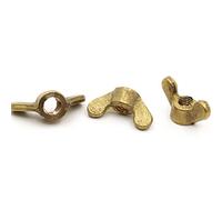 Butterfly Nut Set,Wing Nuts Bolts,Fasteners,M3 M4 M5 M6 M8 M10 M12 Din315 Brass Hand Tighten(M12 1pc)