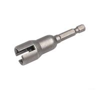 Butterfly Nut Socket Wrench for 6.35mm Hex Shank, U-Shaped Power Drill | Adapter for Wing Bolts and Hooks, CR-V Steel Hand Tool for Shutters and DIY Projects