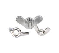 Butterfly Nut,Wing Nuts Bolts,Fasteners,M4-8 304 Stainless Steel Special-shaped Hand Screw Nut Big Ear Butterfly Ram Claw(Big ear M12 1PCS)