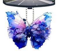 Butterfly Ornaments - Butterfly Ornaments for Christmas Tree | 2D Rainbow Maker Glitter Flying Animal Charm - for Purse Home Door Kids Rearview Mirror Student