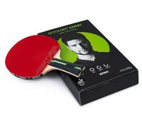 Butterfly Ovtcharov Expert Table Tennis Bat, Professional Table Tennis Bat for Advanced & Competition Players, ITTF Approved for Competitions, Extremely Grippy/Sticky Pads for Maximum Spin