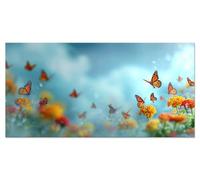 Butterfly Painting by Numbers for Adults Insect Paint by Number Kits for Children Sip and Paint Kit for Adults DIY Painted Mini Paintings by Numbers Kids Acrylic Pigment 12x24in Without Frame u-6854