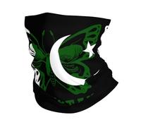 Butterfly Pakistan Pakistani Flag Unisex Balaclava Multifunctional Headwear Windproof Neck Gaiter For Yoga Soccer Sports