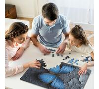 Butterfly Paper 1000 Pieces Jigsaw Puzzle for Adults Creative Rectangular Puzzle Brain Exercise Challenge Game 1000pcs (38x26cm)