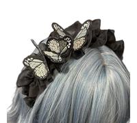 Butterfly Pattern Headbands Multipurpose Hair Hoop Sweet Temperament Headgear For Ladies And Youngsters