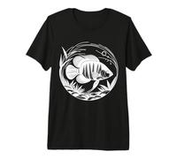 Butterfly Peacock Ba Line Art Illustration Premium T-Shirt