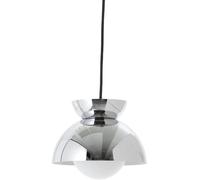 FRANDSEN Butterfly pendant light, chrome-coloured, Ø 21 cm