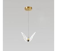 Butterfly Pendant Light, Acrylic lampshade, Ceiling Light, Metal Bed Edge Pendant Light, Adjustable Rope Hanging line Light,Chandelier
