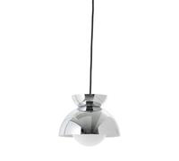 FRANDSEN Butterfly pendant light, chrome-coloured, Ø 21 cm