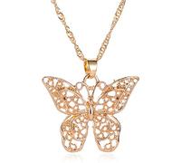Butterfly Pendant Necklace, Delicate Jewellery Necklace for Women and GirlsDurability