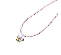 Butterfly Pendant Necklace For Women Colorful Bead Chain Short Choker Necklace Korean Sweet Jewelry Gift Beaded Choker