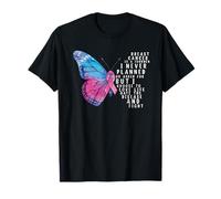 Butterfly Pink Ribbon Cancer is A Journey I Never Planned T-Shirt