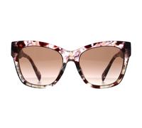 Butterfly Pink Tortoise Brown Pink Gradient MK2182U Empire Square Michael Kors Brown One Size