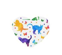 Butterfly Polka Dot And Cat Printing 10 Pcs Air Freshener Cards,Car Scented Hanging Sheets Air Freshener Set For Car Decoration
