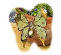 Butterfly Pot Hanger Glow In The Dark Glass Flowerpot Planter Ornament Decor Art