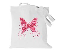 Butterfly Printed Canvas reusable grocery bags, Foldable Casual Travel HandBag, Shoulder Beach Tote Bags, Shopper bag eco friendly super strong washable Storage bags Shopping bag Canvas bag for Women