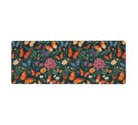 Butterfly Prints Extra Large Mouse Pad 12x31.5in for Office, Gaming, and Learning - Durable, Comfortable, and Environmentally Friendly