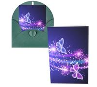 butterfly purple Print Thank You Cards Greeting Cards With Envelopes Blank Note Cards 10x15 cm Perfect for Thank Yous Invitations