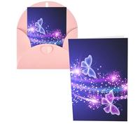 butterfly purple Print Thank You Cards Greeting Cards With Envelopes Blank Note Cards 10x15 cm Perfect for Thank Yous Invitations