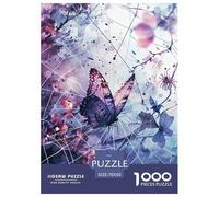 Butterfly Puzzle 1000 Piece Family Spider Web Puzzles Game Fun, Challenging & Brainteasing 100% Recycled Cardboard for Adults And Children 70x50cm/1000pcs