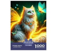 Butterfly Puzzle 1000 Pieces Adults Teens Creative Mind Relax Hobby Strong Fit Durable Materials 38x26cm/1000pcs