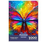 Butterfly Puzzle 1000 Pieces Adults Teens Creative Mind Relax Hobby Strong Fit Durable Materials 70x50cm/1000pcs