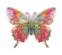 Butterfly Puzzle - Crystal 3d Jigsaw, Acrylic Assembly Toy, Premium Clear P Material Structure with Colorful Wing Details, Eye Catching Reflective Finish, Daily Leisure Learning Usage Puzzle