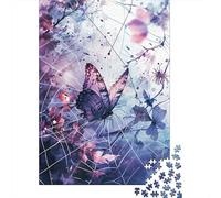 Butterfly Puzzle Jigsaws 1000 Pieces for Adults & Teenager Age 12 Years Up Christmas Eve Gifts 1000pcs (75x50cm)