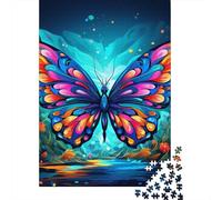 Butterfly Puzzles for Adults,1000 Piece Jigsaw Puzzles for Adults, Wooden Puzzle Fun Decompressing Game 1000pcs (75x50cm)