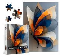Butterfly Puzzles for Adults 1000 Pieces, Larkipuzz Gradient Animals Jigsaw Puzzles Abstract Art, Impossible Unique Geometric Theme, Challenging for Adults