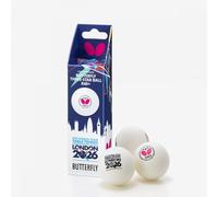 Butterfly R40 Three Star Table Tennis Balls NEW - London 2026 Limited Edition - Official Commemorative ITTF World Team Table Tennis Championships Finals Ball - Premium Seamless 40+ Ping Pong Balls (Pa