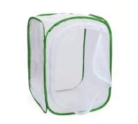 Butterfly Rearing Cage - Foldable Mesh Habitat House, Airflow Ventilated Enclosure, Transparent Observation Sanctuary, Lightweight Field Study Container | Kids Science Learning Garden Wildlife
