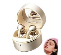 Butterfly Rhinestone For Clip on Earbuds Open Ear Accessories, Bluetooth6.0 Headphones 40H Battery, For Women, Remo Wireless