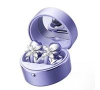 Butterfly Rhinestone For Clip on Earbuds Open Ear Accessories, Bluetooth6.0 Remo Headphones Battery, Wireless For Women, 40H